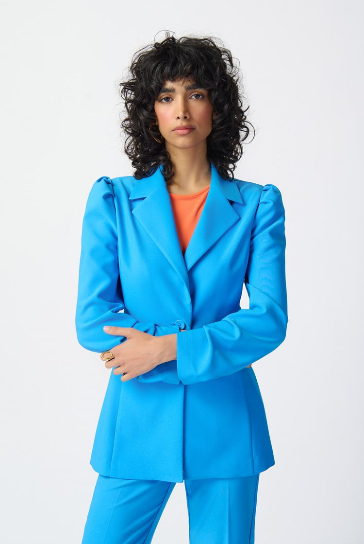 puff-sleeve-blazer-french-blue