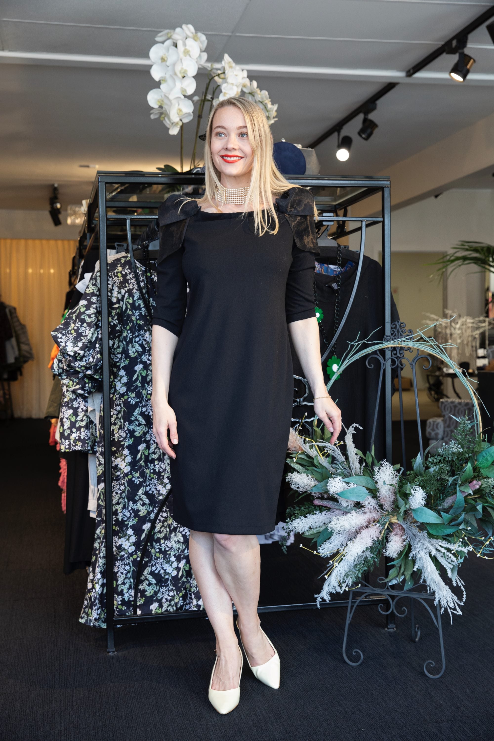 lyman-off-the-shoulder-bow-dress-mother-of-the-bride-formal