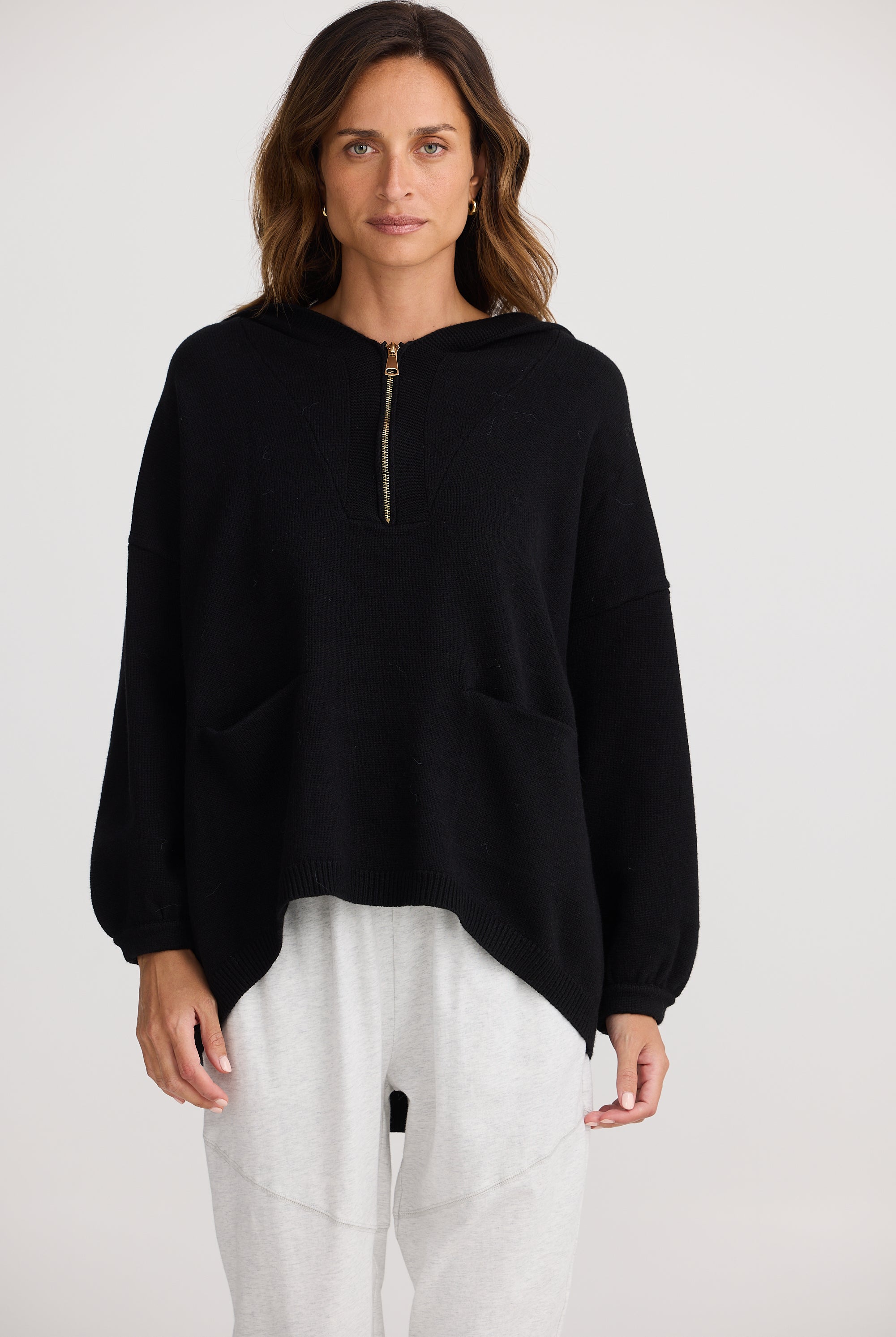 cocoon-shape-knit-black