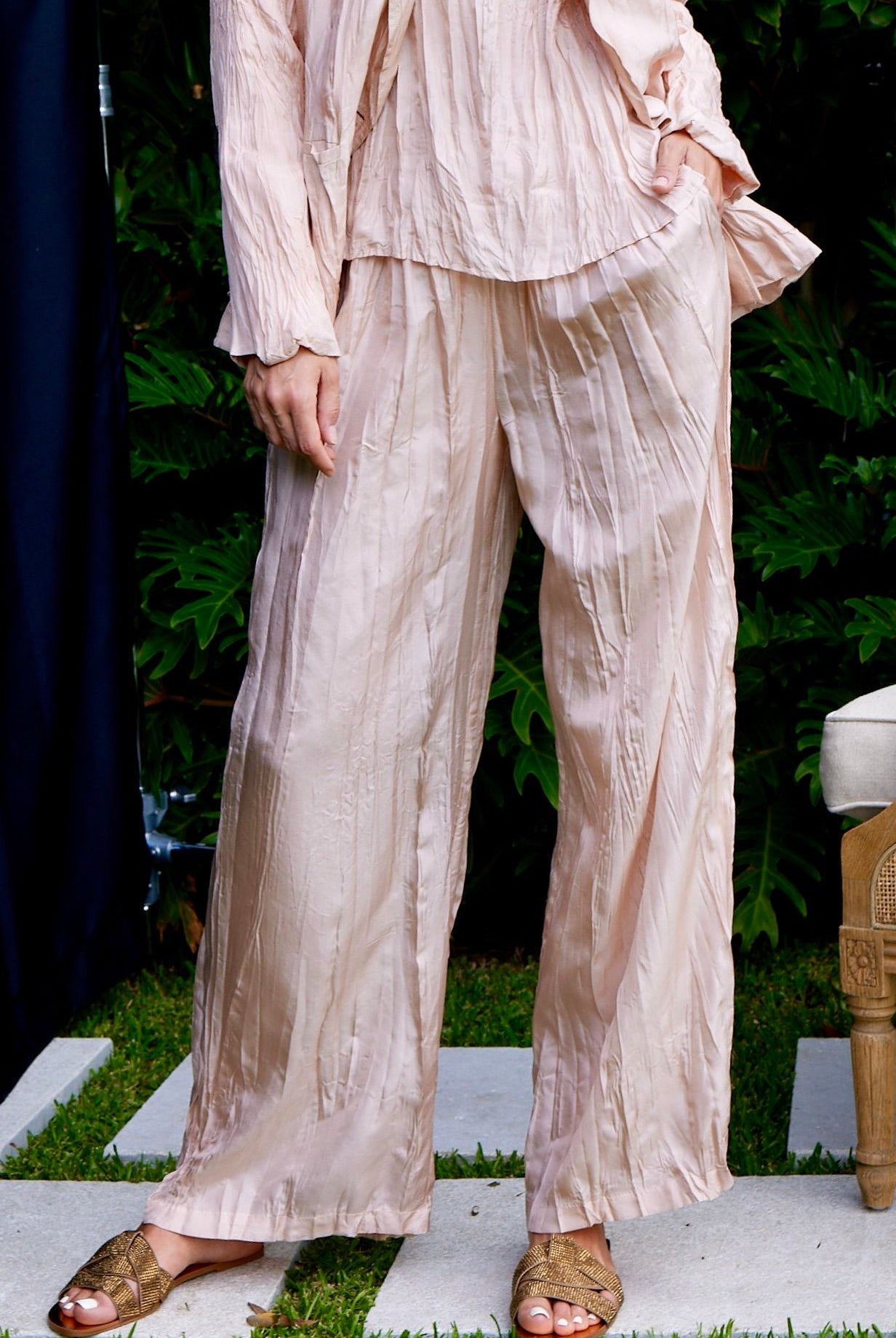 rushed-satin-pants-suit-petal