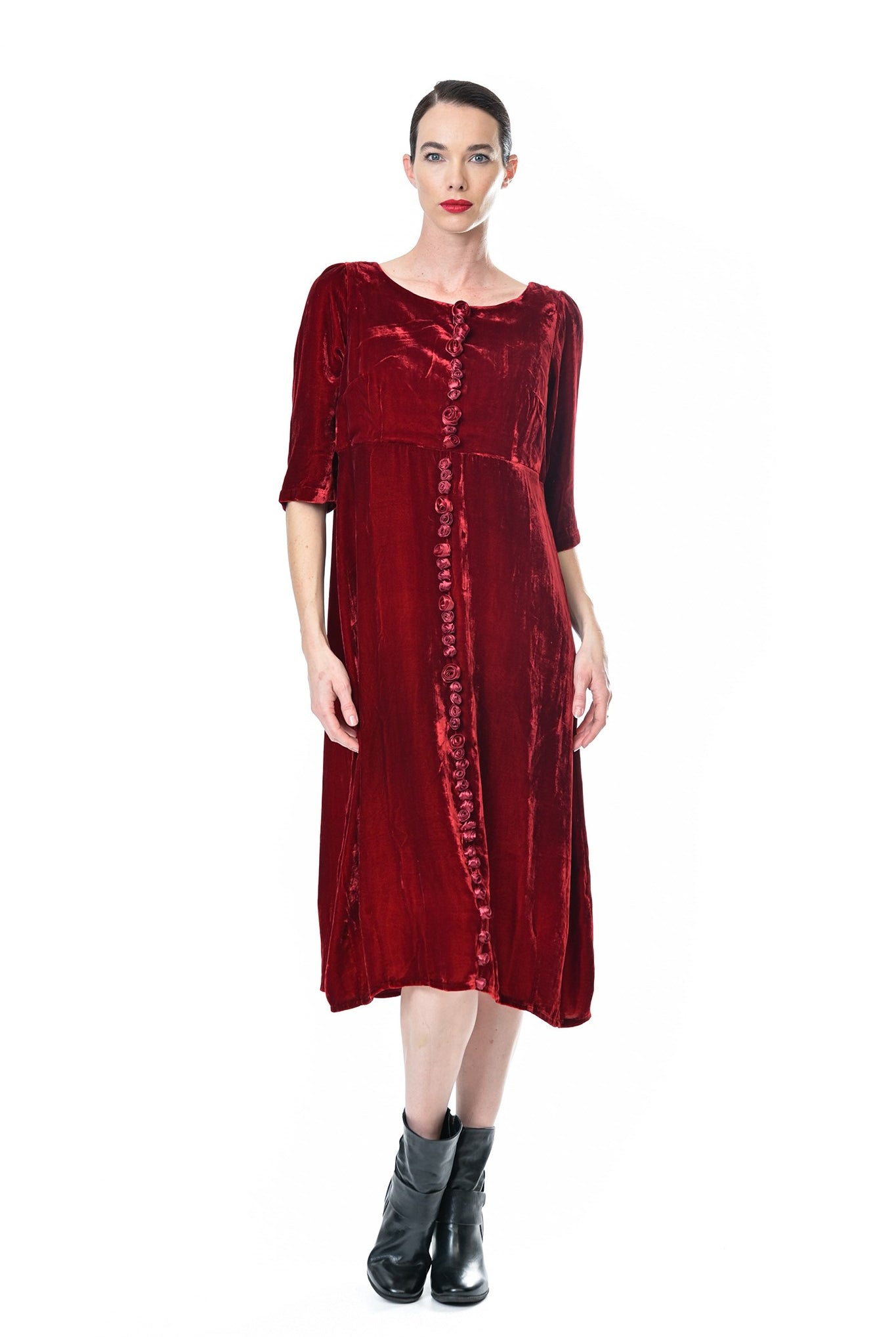 megan-salmon-velvet-roses-romance-dress