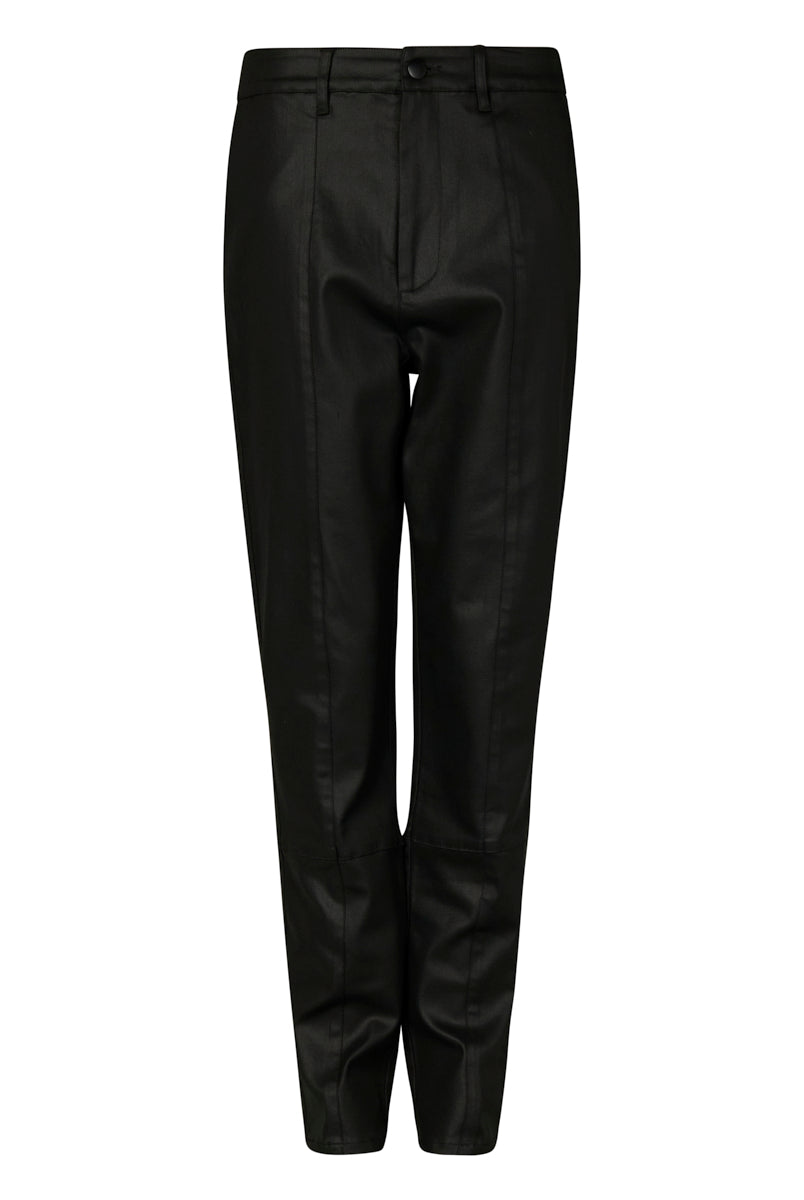 Black dress pants on a white background