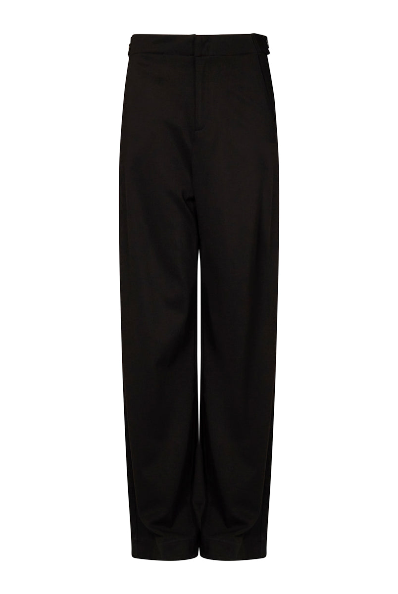 Black pants on a white background