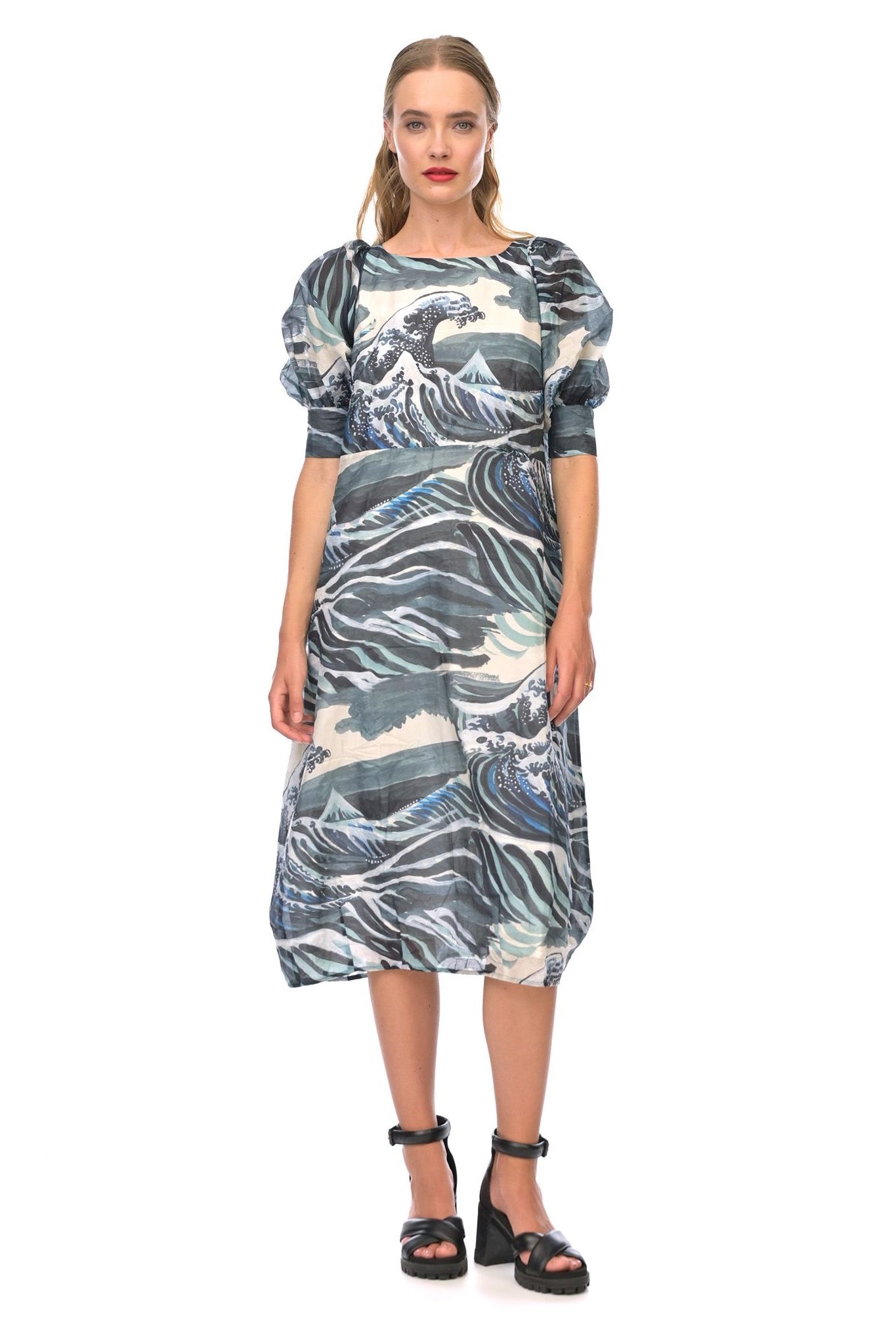 megan-salmon-wave-joseph-dress