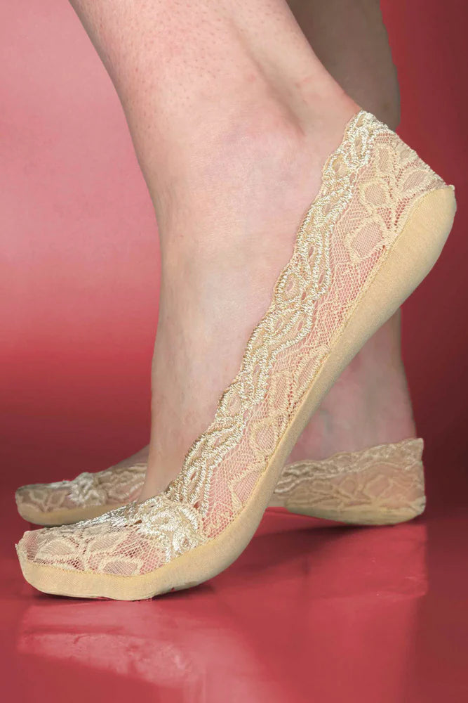 minx nude lace sockette