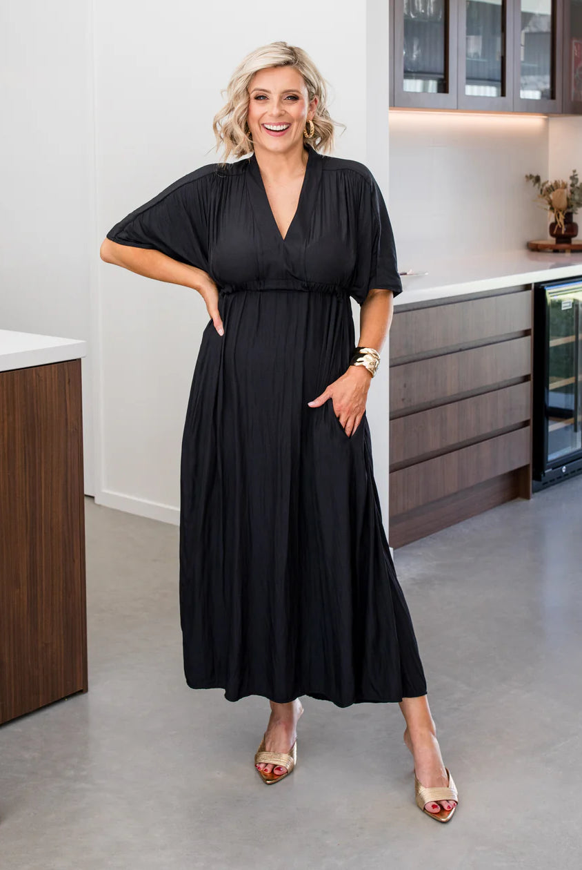 v-neck-midi-dress-black