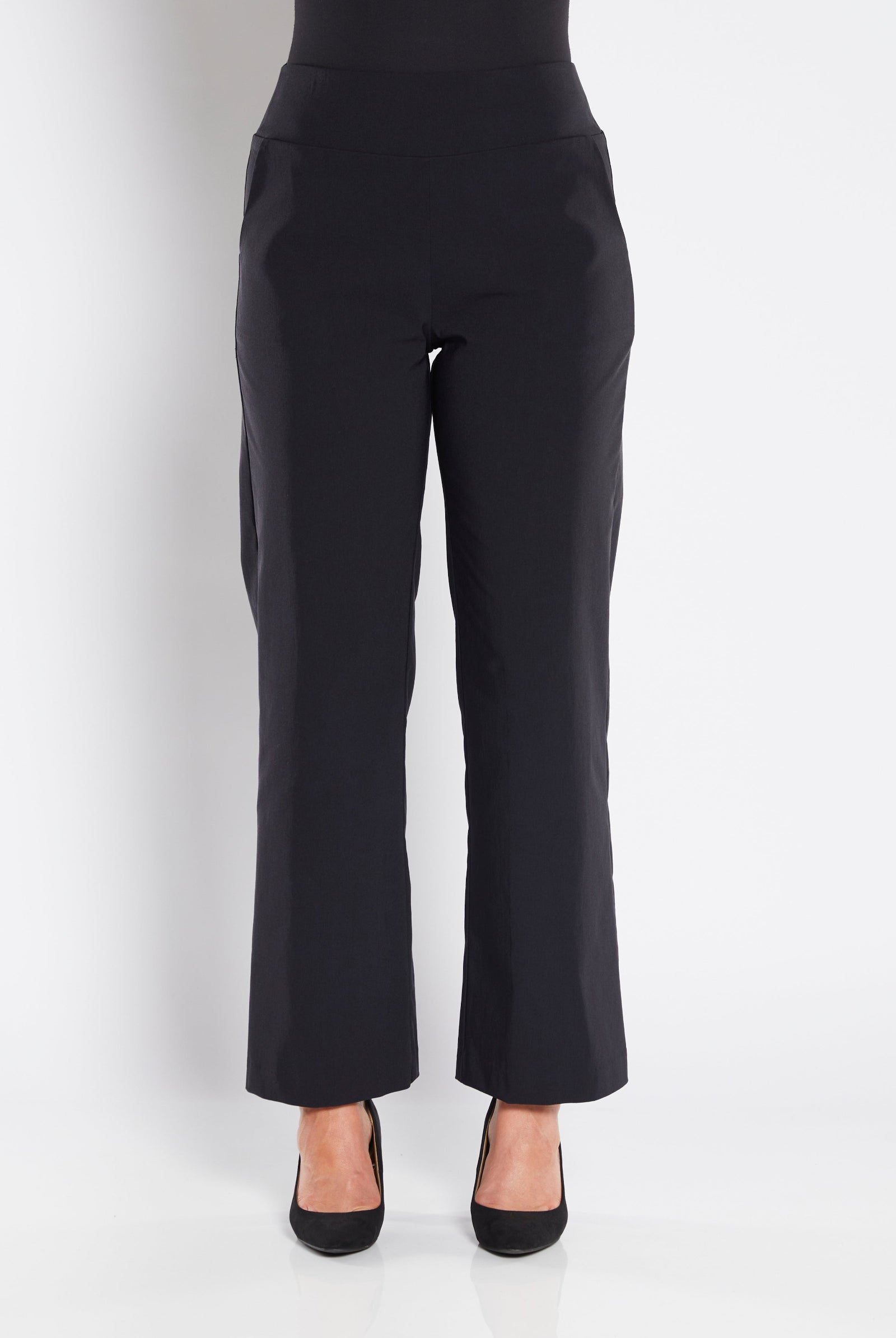 Black pants on a white background