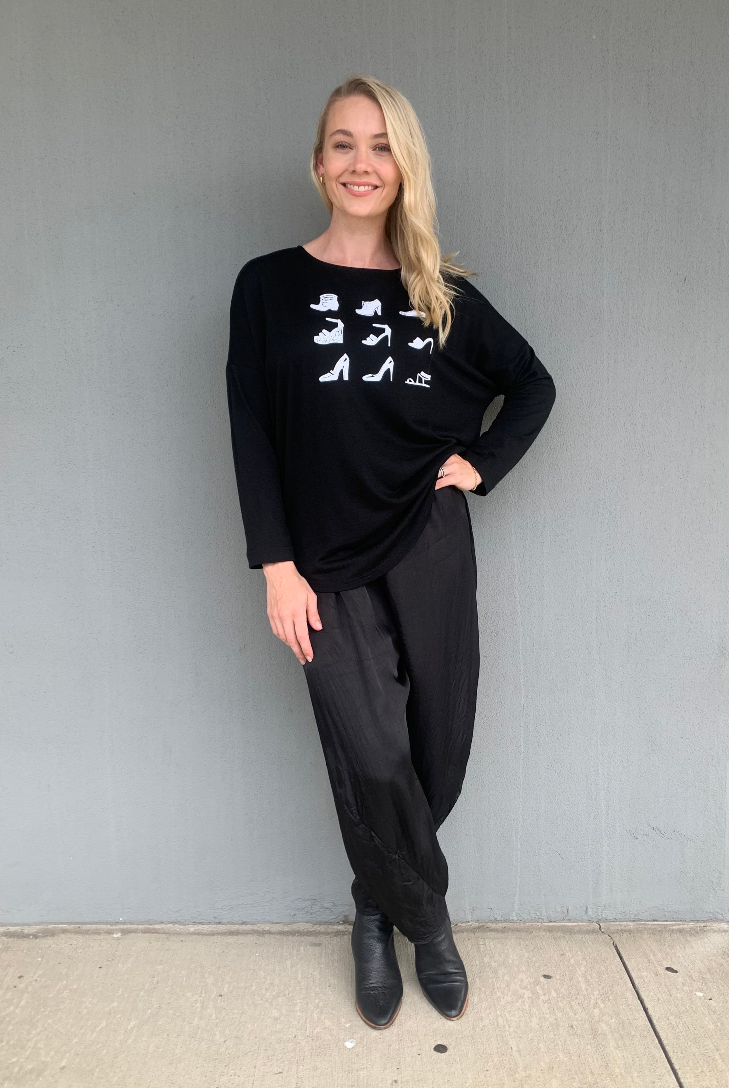 bittermoon-merino-shoe-print-top