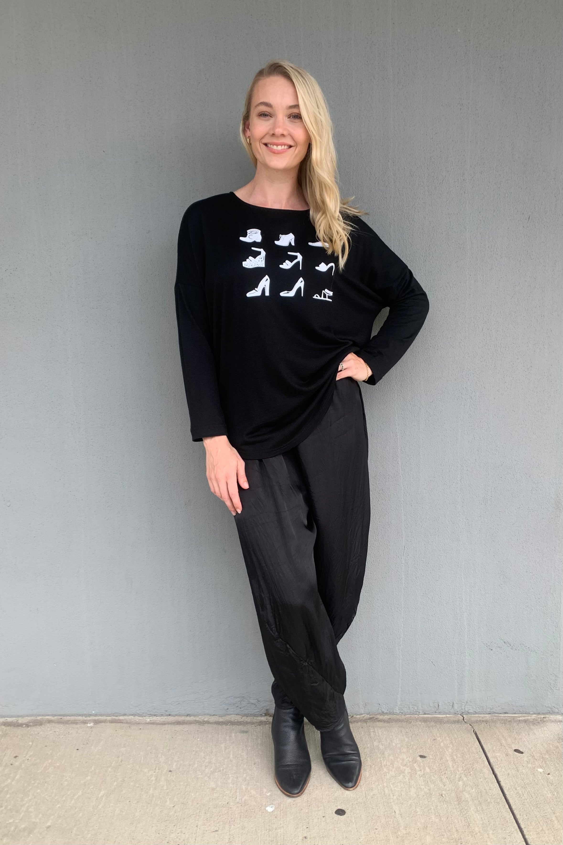 bittermoon-merino-shoe-print-top