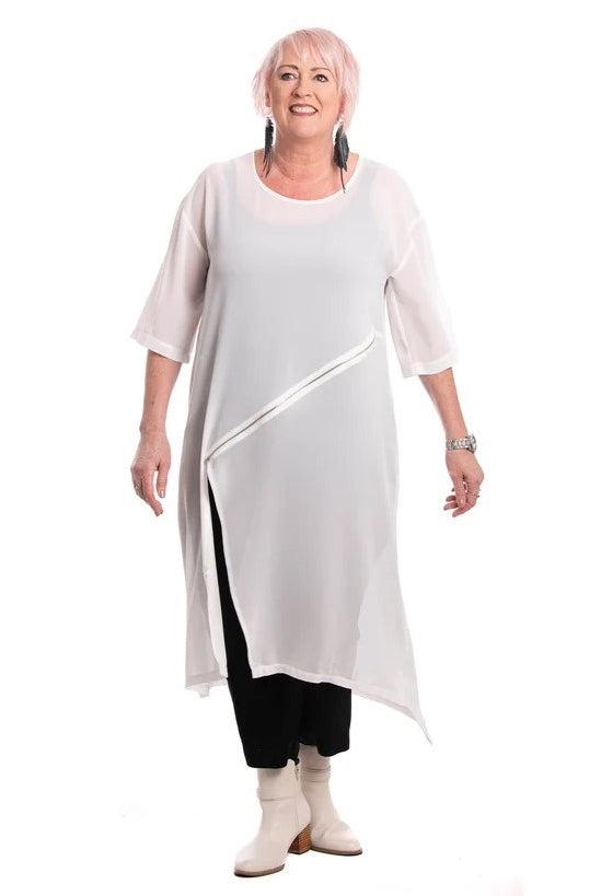 women's plus size adjustable tunic