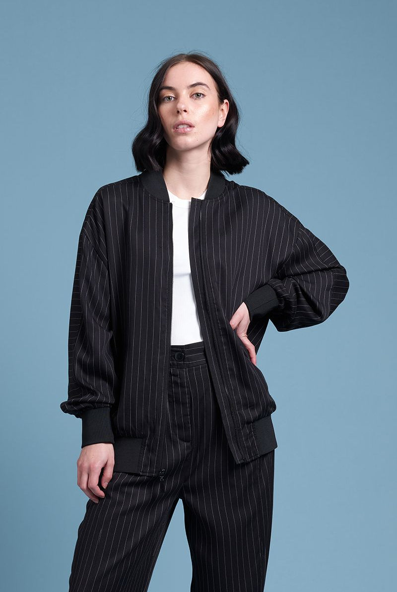 pinstripe-bomber-jacket