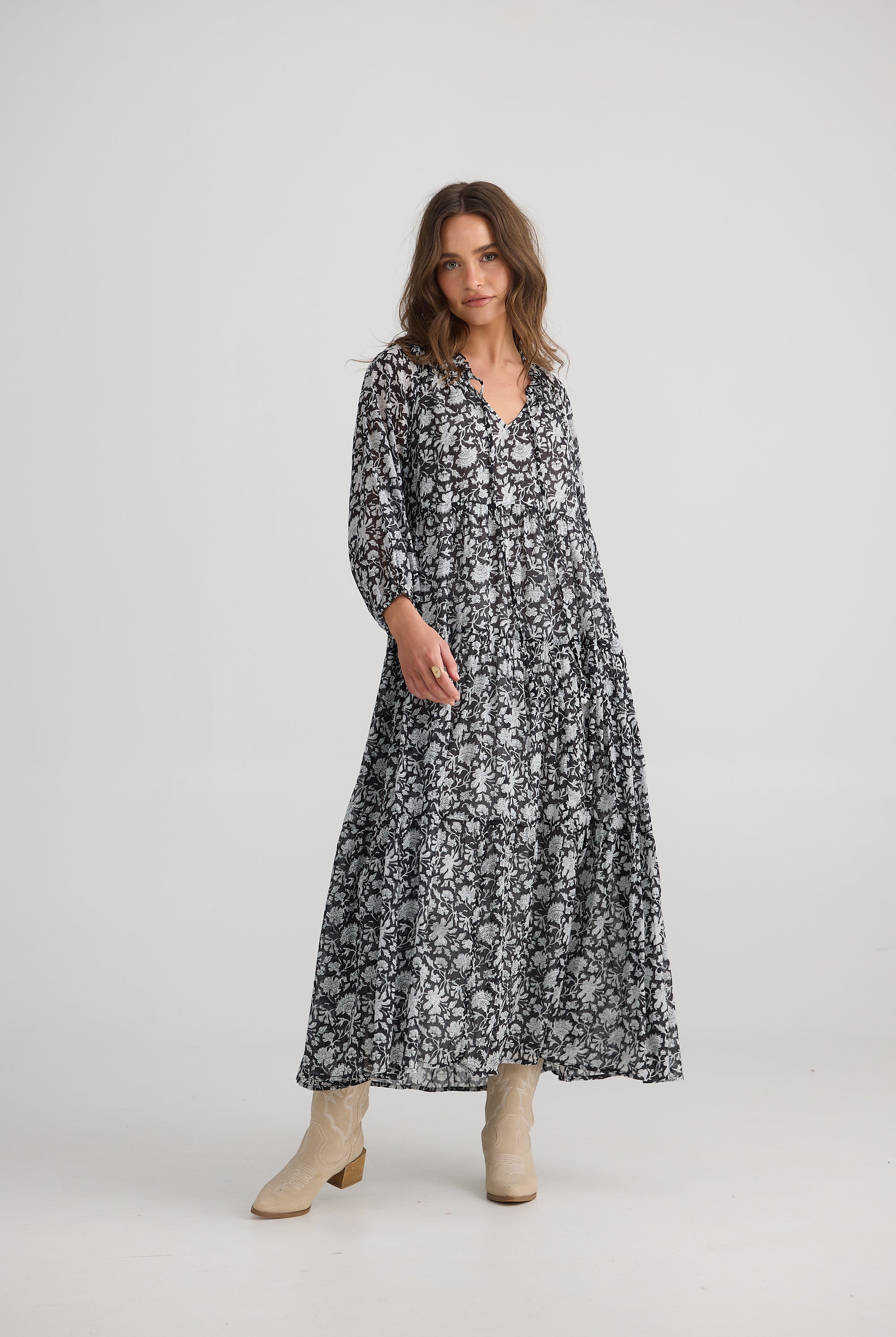 print-boho-maxi-dress-black-white