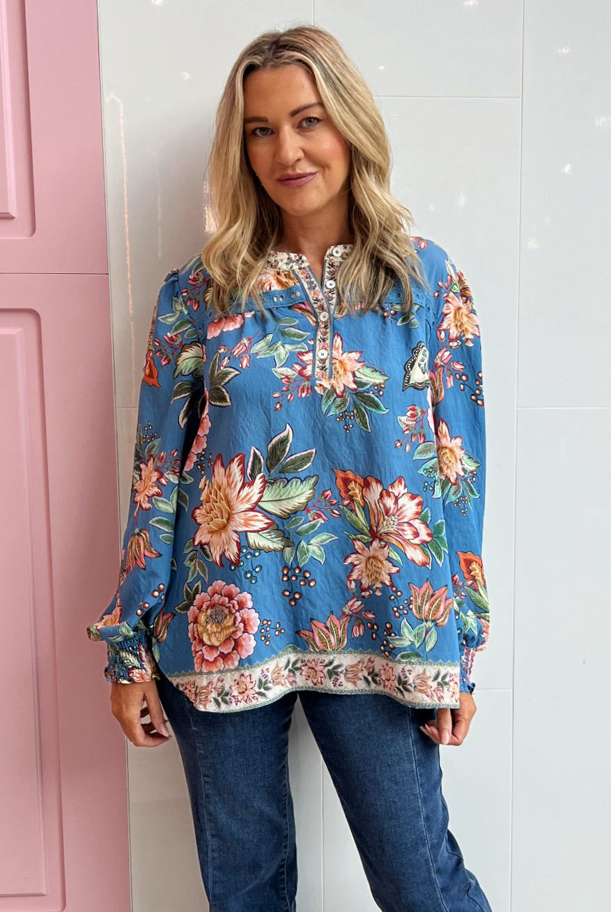 floral-print-blouse-blue-multi-plus-size-clothing