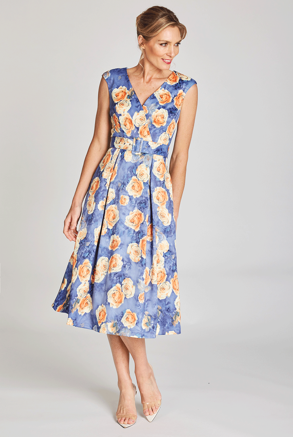 blue-floral-wedding-guest-dress
