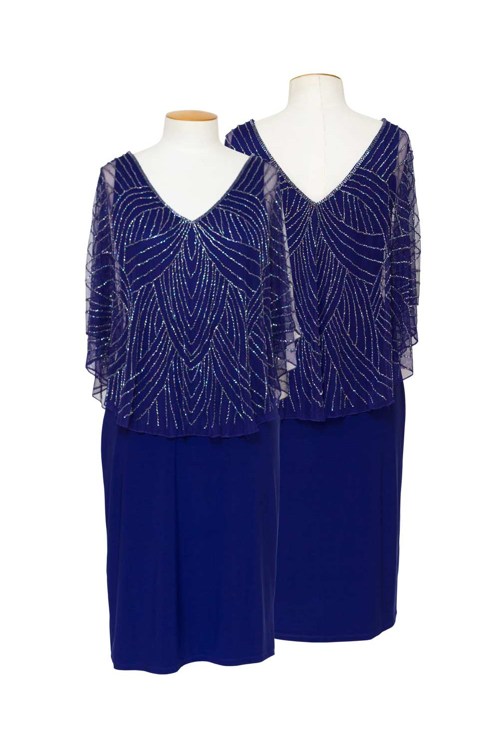 zaliea-beaded-cape-dress