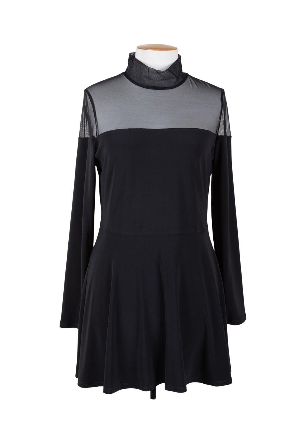frank-lyman-mesh-peplum-top