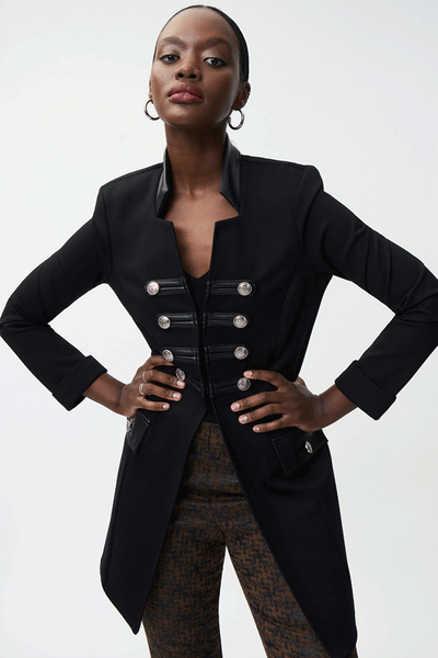 Double breasted 2025 military coat