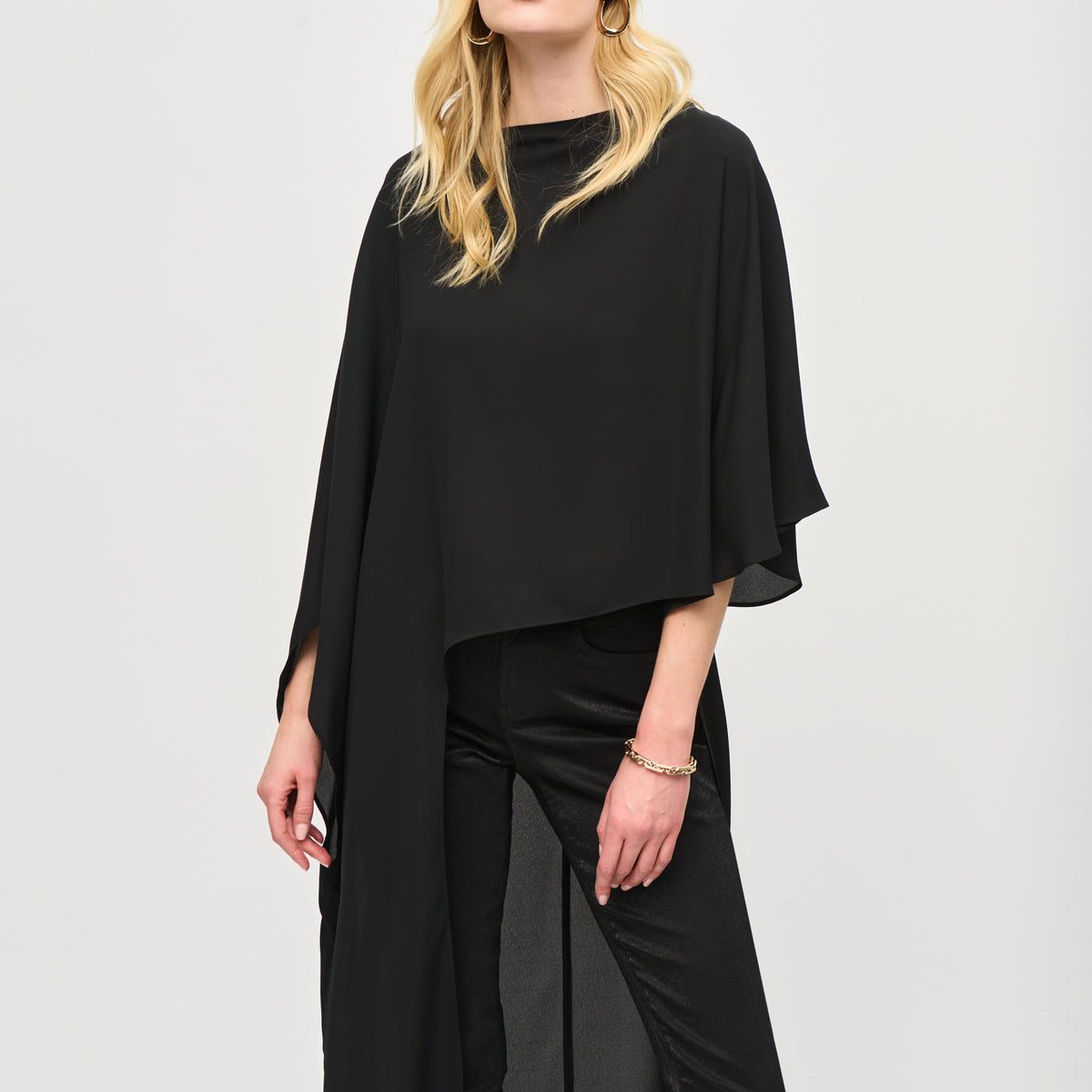 Joseph Ribkoff - 243246 Georgette Overlay Top – Magazine Designer Clothing