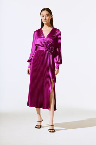 Vera May - 5061 Italian Silk Spot Dress