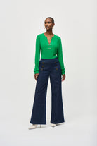 joseph-ribkoff-wide-leg-button-jean