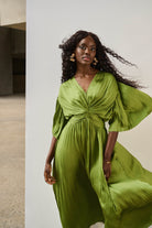 pleated-satin-special-occasion-dress-plus-size-green