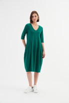 tirelli-seam-dress-v-neck