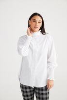 countess-frill-hem-white-shirt