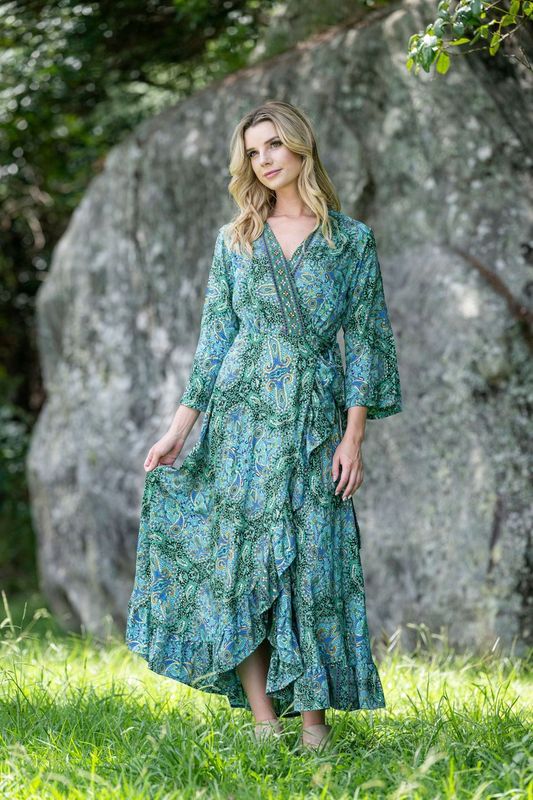 Cienna LDR04 L Lucinda Wrap Dress