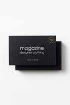magazine designer clothing gift card