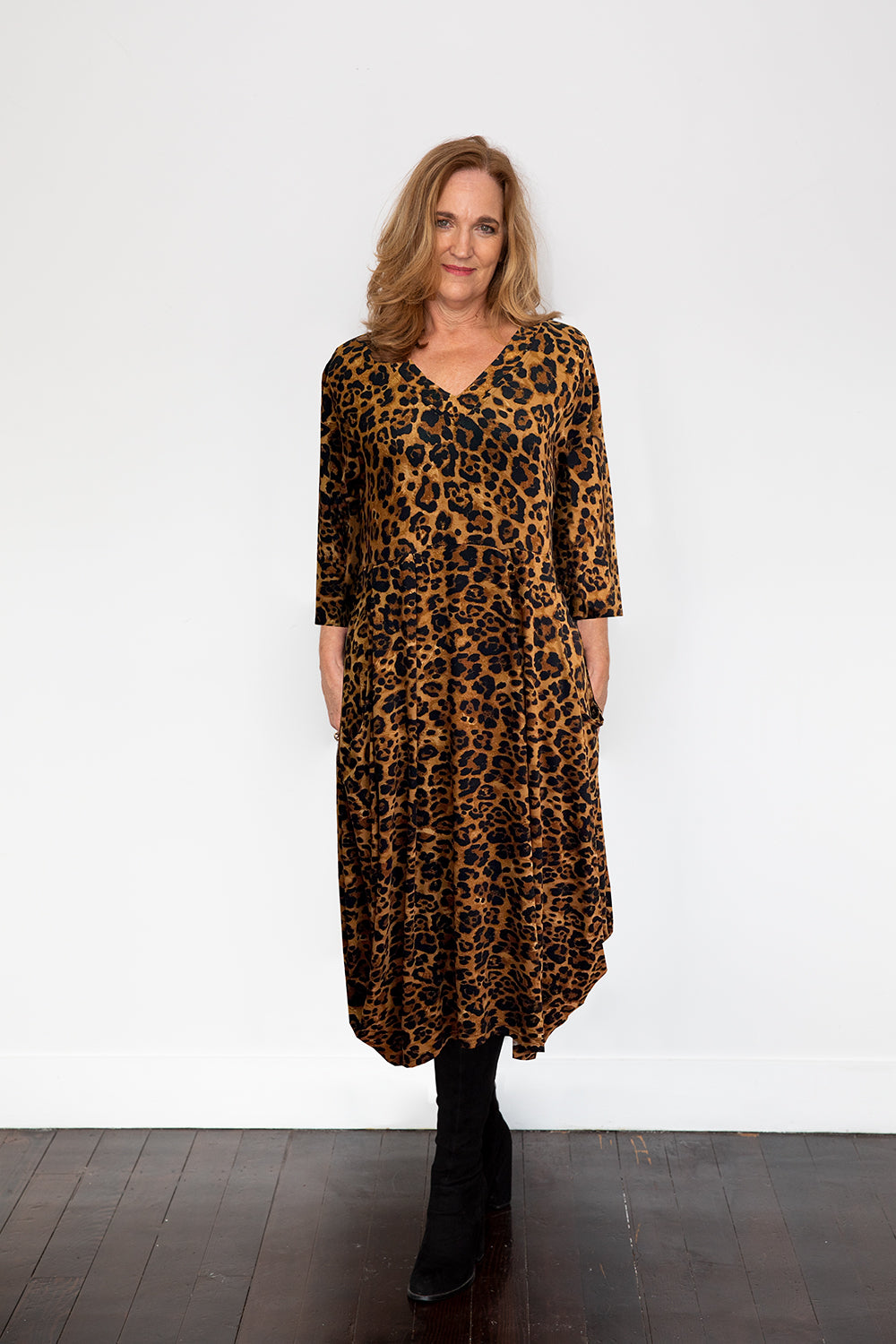 Bittermoon - D1600VIS Leopard Carly Dress – Magazine Designer Clothing