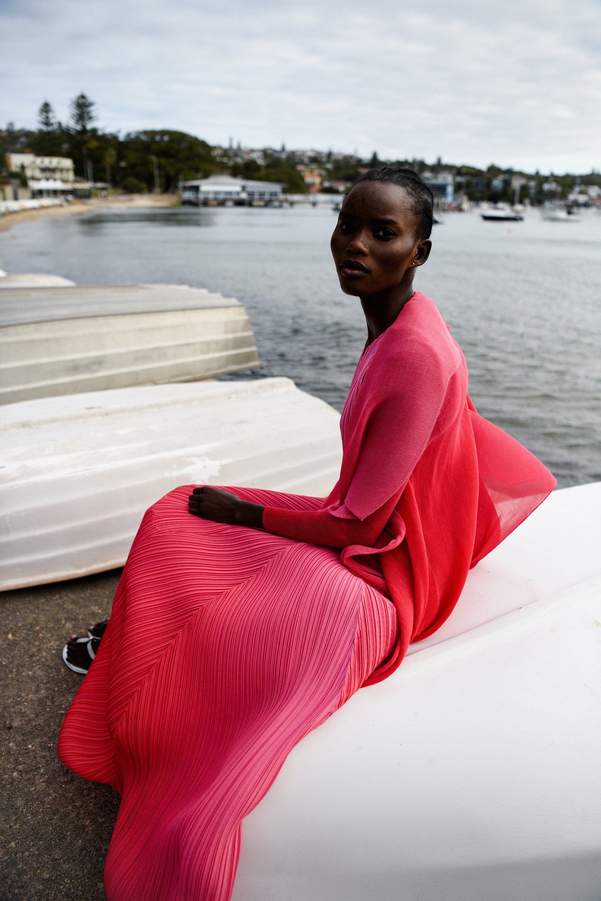 long-pleated-dress-one-size-rosehip-ombre