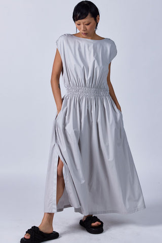 Naudic - R23-LV-1011 Amisha Short Sleeve Maxi Dress