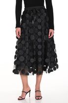 applique-chiffon-midi-skirt-black-plus-size-clothing