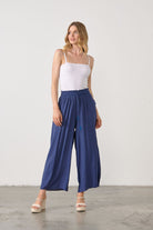 women's wide leg flowy pant