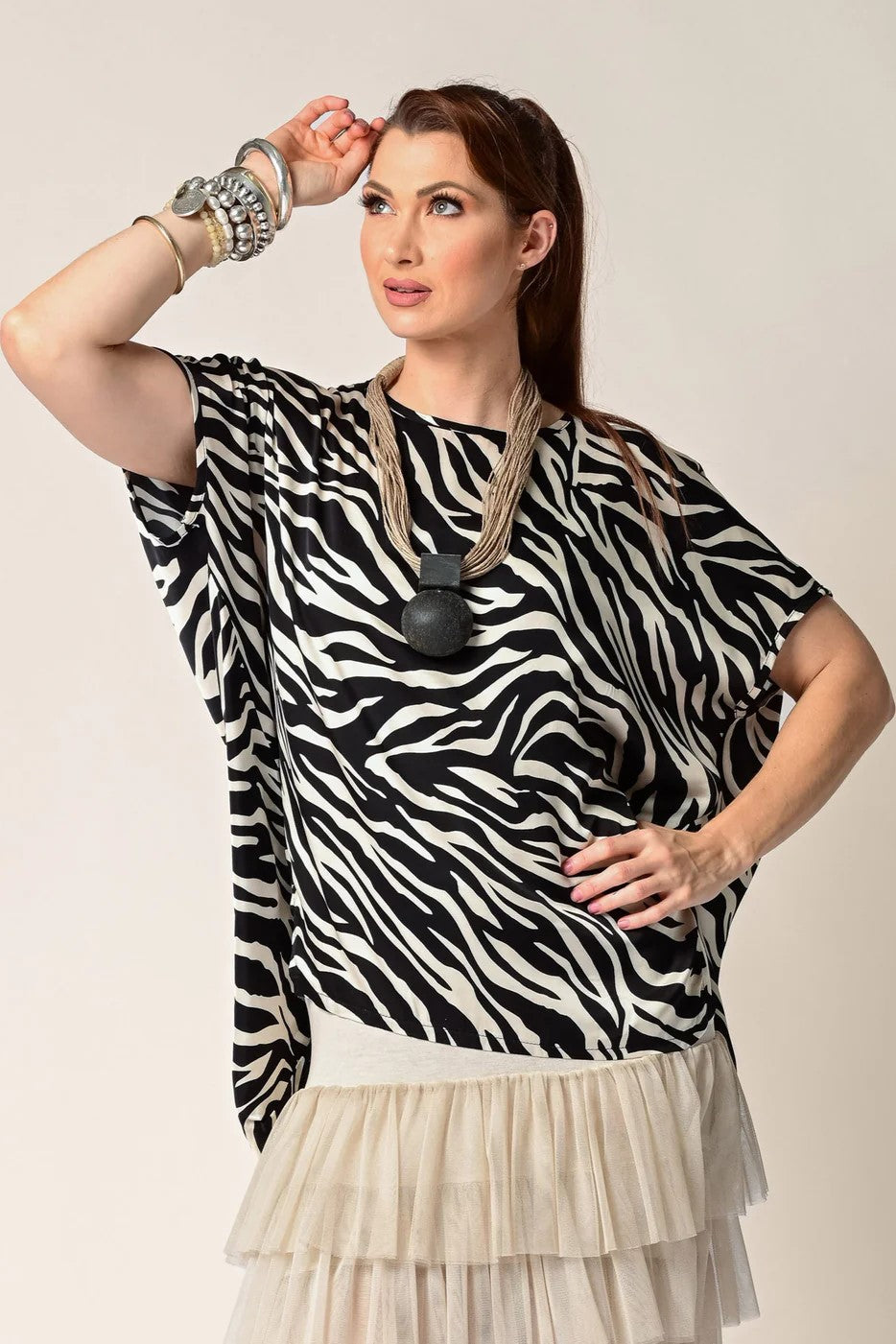 zebra-print-high-low-top-plus-size