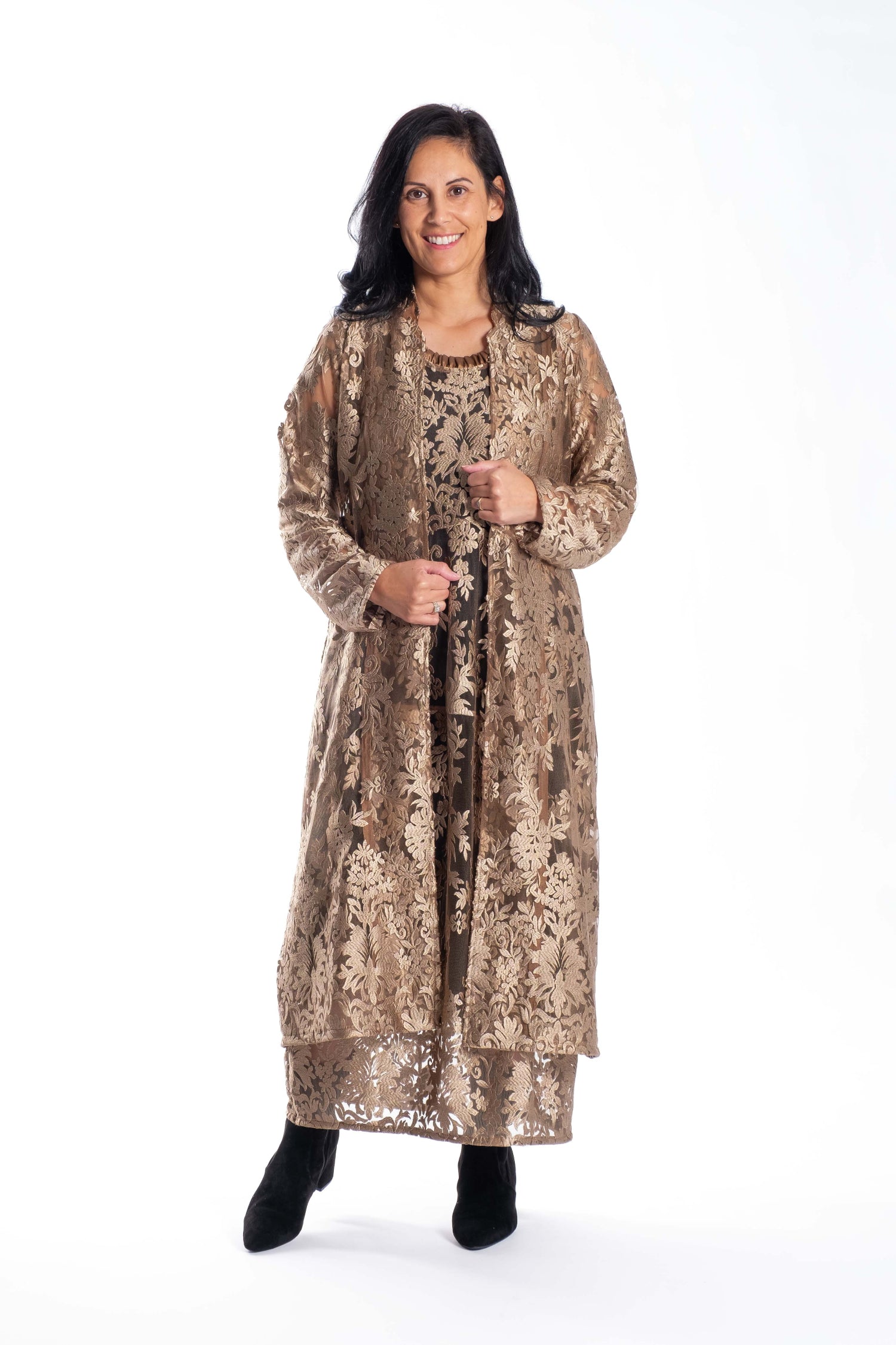 gold-lace-duster-coat-plus-size-clothing