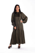 maxi-dress-long-sleeve-olive-plus-size-clothing