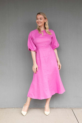 Pink Ruby - PD234004 So Tasteful A Line Dress
