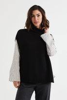 Tunic-vest-black-plus-size-clothing