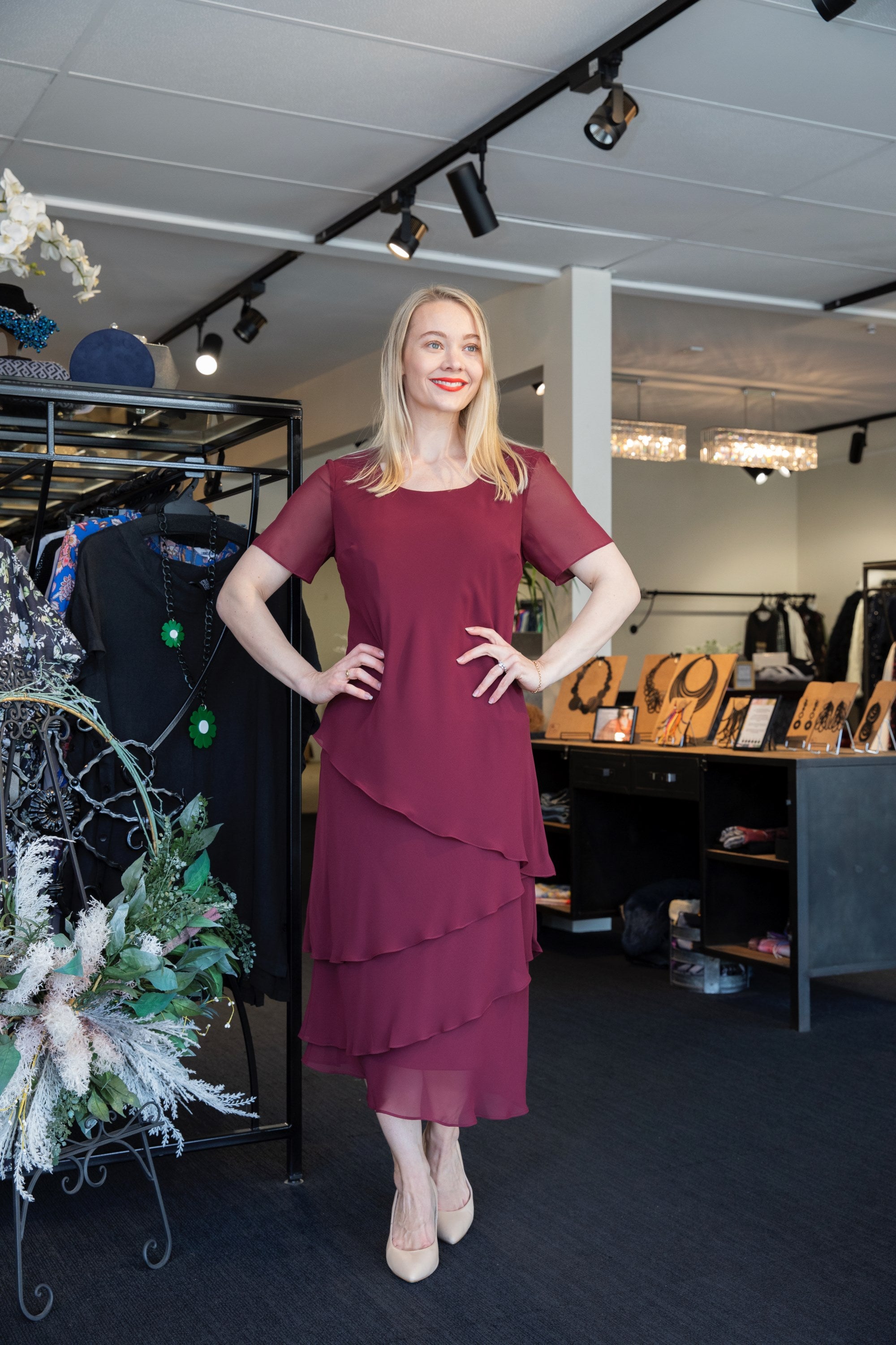 Layla Jones - LJ0452 Chiffon Layer Dress