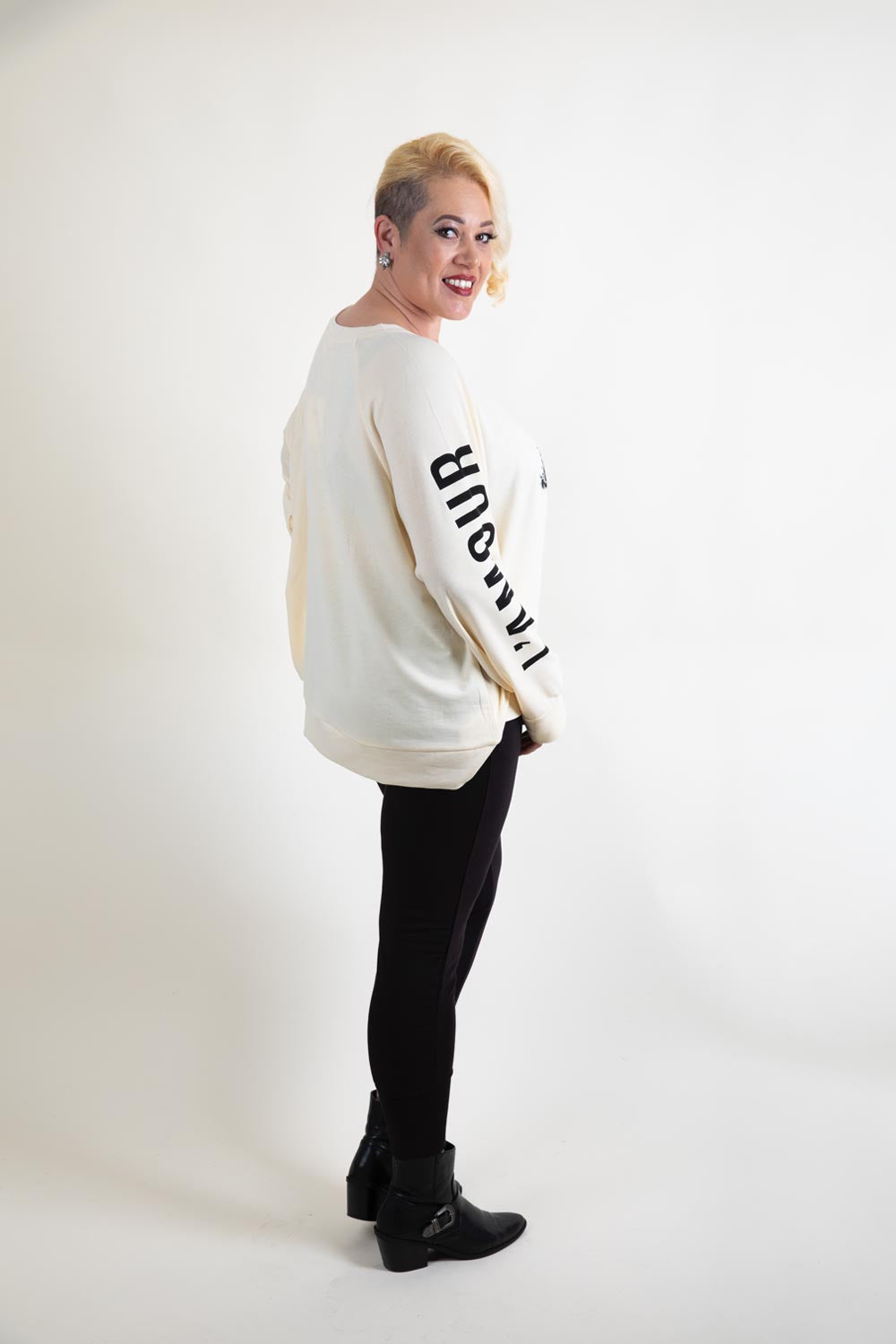 Love Lily - MC110 Armour Heart with Gold Print Sweat – Magazine ...