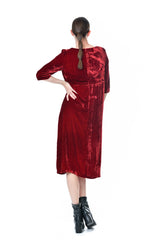 Megan Salmon - M8022 Velvet Roses Romance Dress
