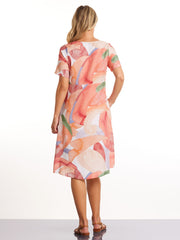 Marco Polo - YTMS49260 S/S Abstract Dress