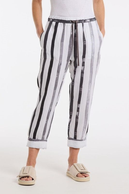 brushed-stripe-drawstring-pant