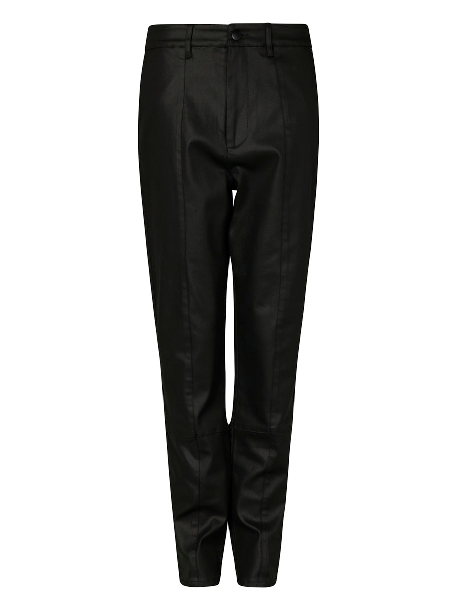 Black dress pants on a white background