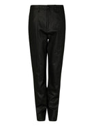 Black dress pants on a white background