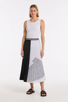 contrast-pleated-maxi-skirt-black-white