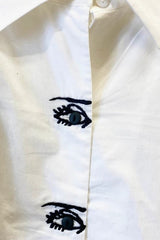 Megan Salmon - M6227 Eye Trapeze Shirt