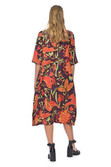 Megan Salmon - M8129 New Holland Linen Romance Dress