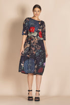 woodland-rose-print-midi-dress